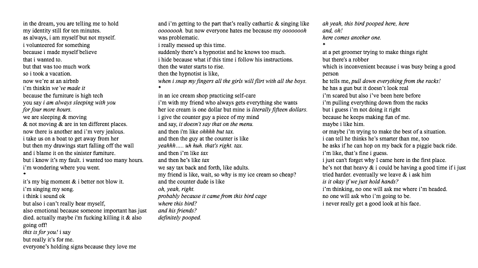 "i'm scared but i've been here before"