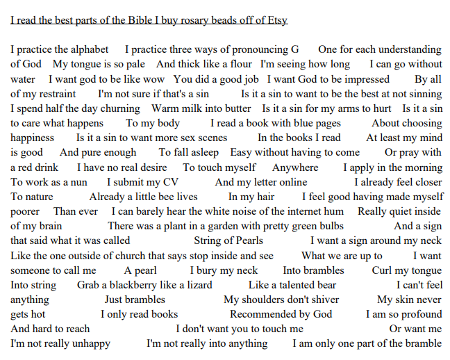 I Read The Best Parts of the Bible I buy Rosary Beads Off Etsy