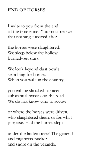 End of Horses