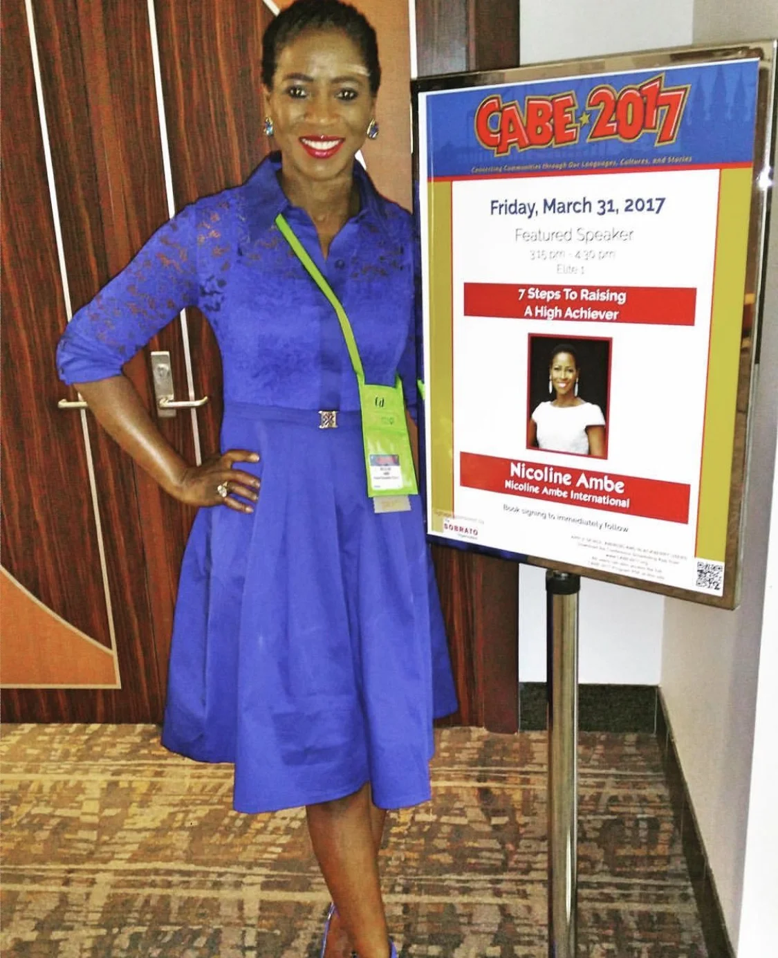 EDU-FFF Director Dr. Nicoline Ambe Teaching Parents 'How to Raise high Achievers' in action.