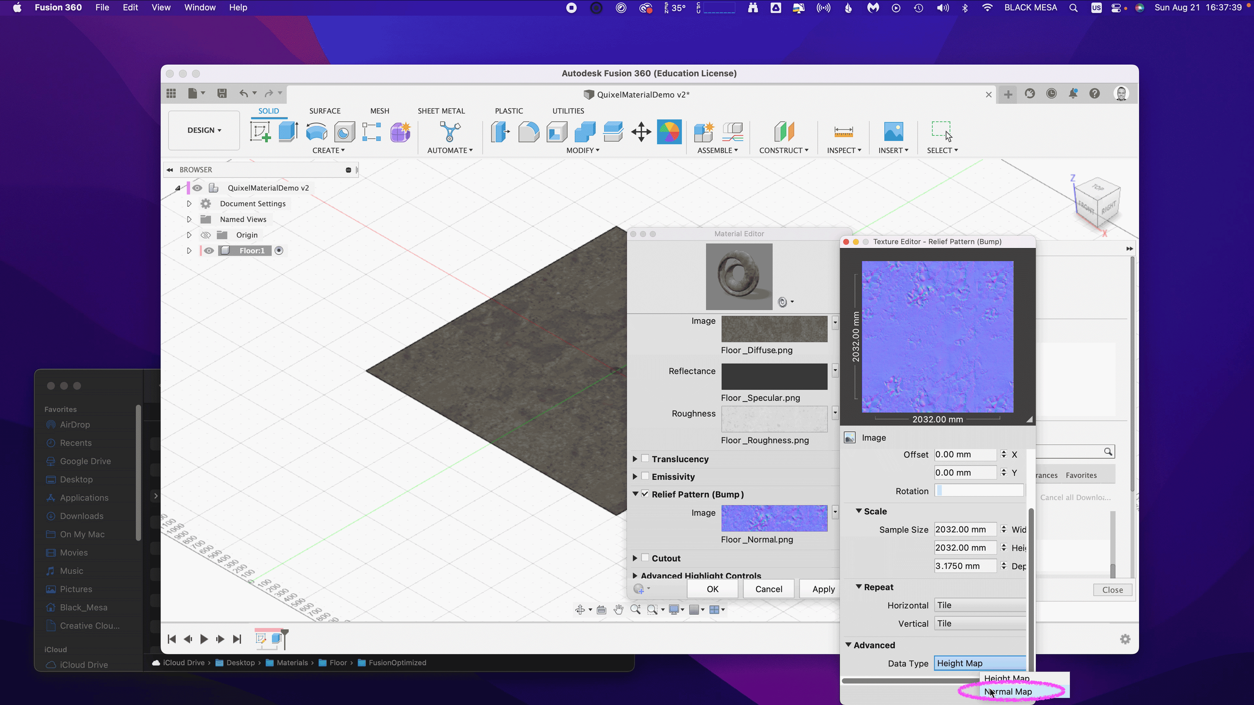 Diffuse, inverse-squared glow plugin