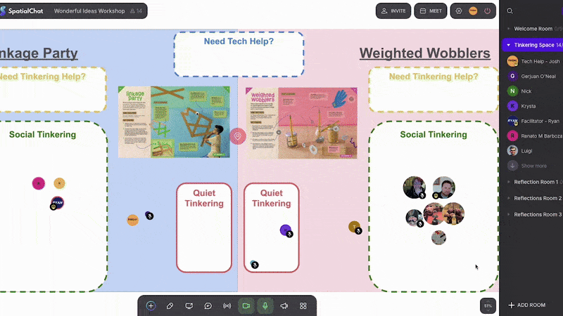 Hack your House Tinkering Workshop in Spatial Chat — Wonderful Idea Co.