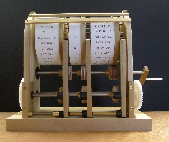 Paul Spooner's excellent automata machine 