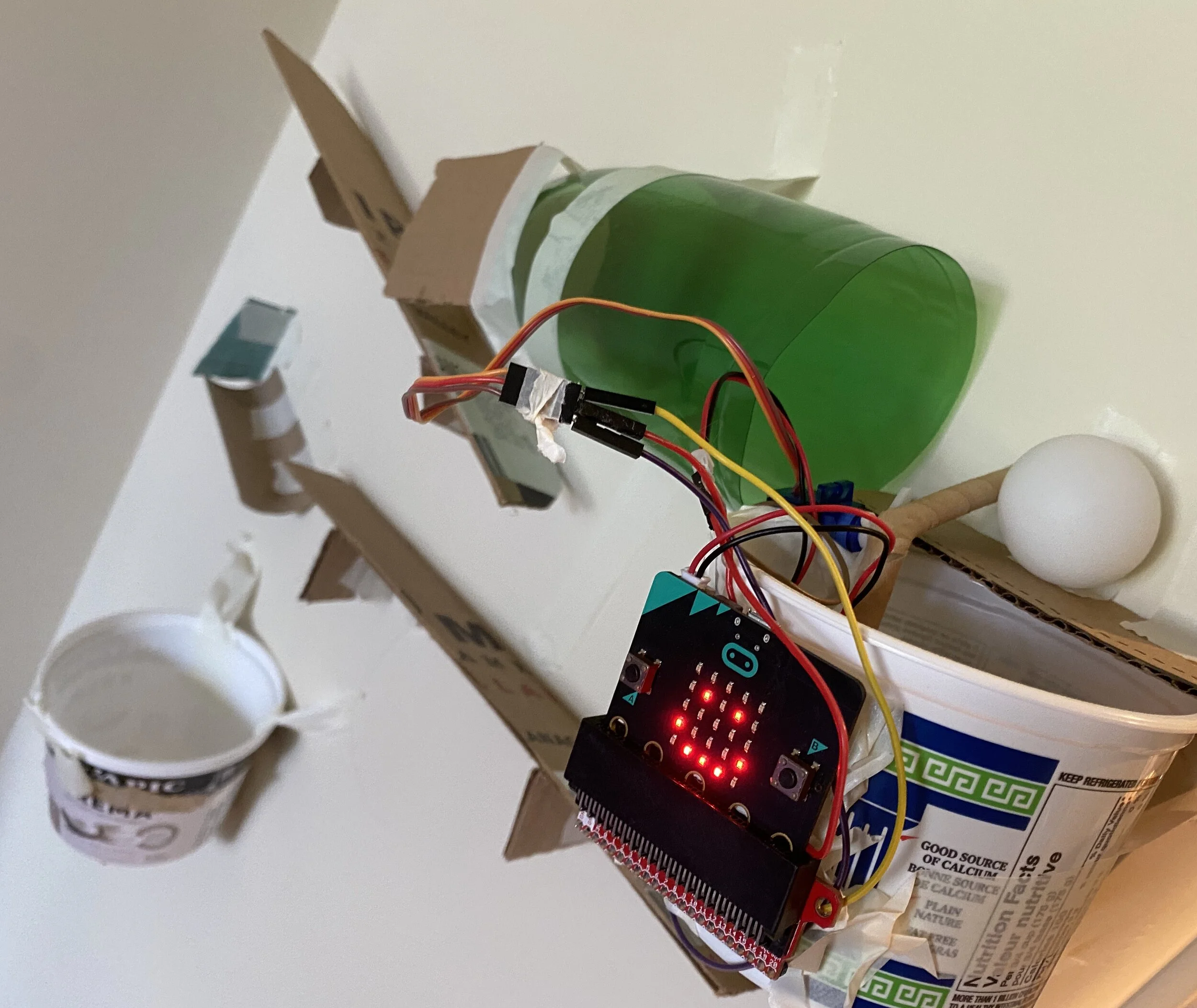 Wall Mounted Ping-Pong Ball Machines 