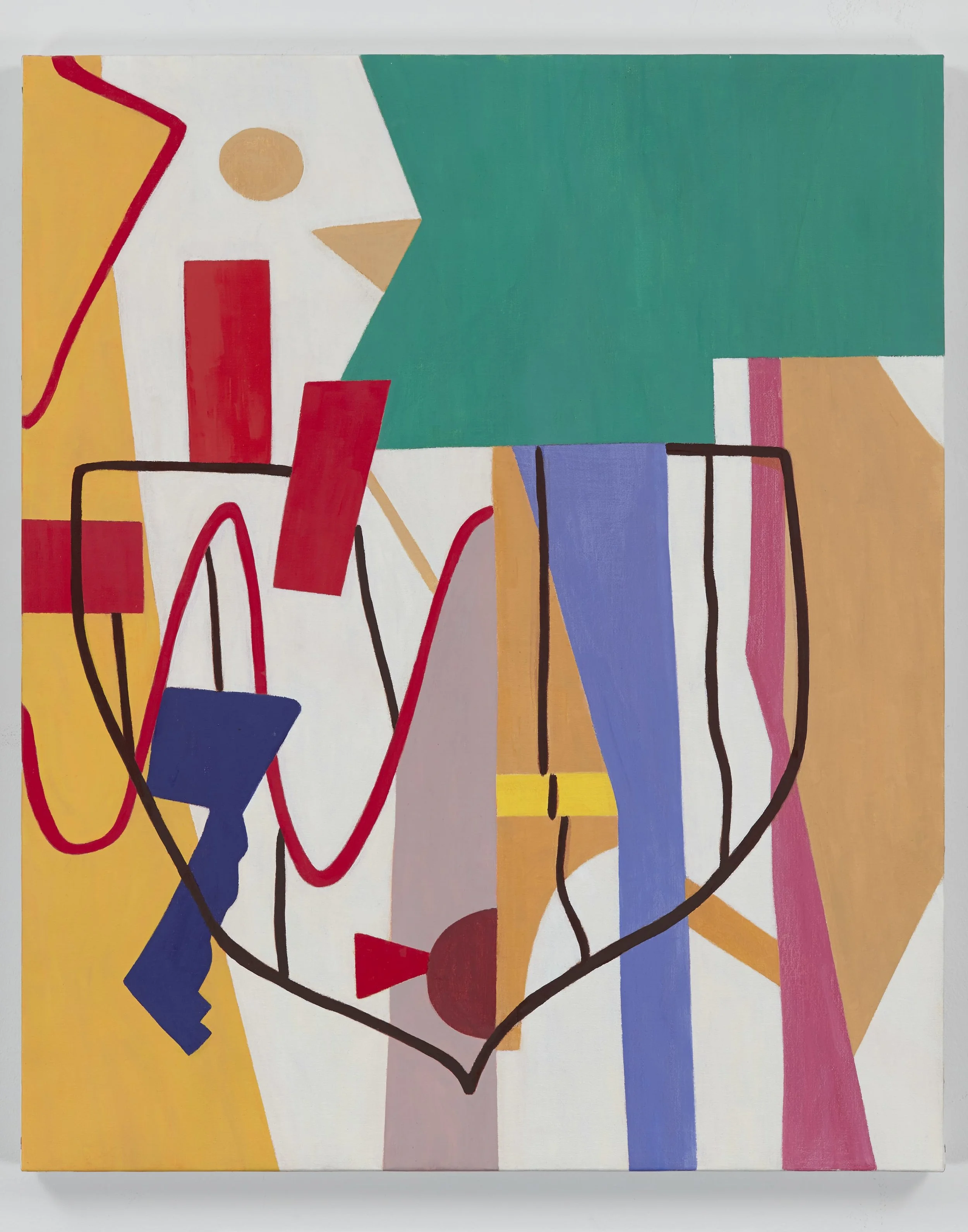 Figure 1. Shirley Jaffe, Adria’s Green (2014). Oil on canvas, 28 ¾ x 23 ½ inches (73×60 cm). © Shirley Jaffe. Courtesy of The Estate of Shirley Jaffe and Tibor de Nagy Gallery, New York.