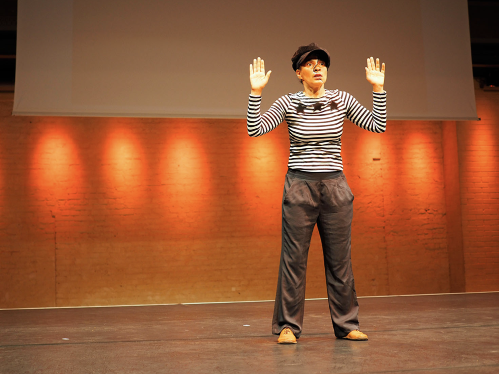  Figure 4. Oxana Chi dances Killjoy, Rheinsberg Schloß / Castle, Dagesh Kunstlab Opening, 2016. Photo by Layla Zami.  