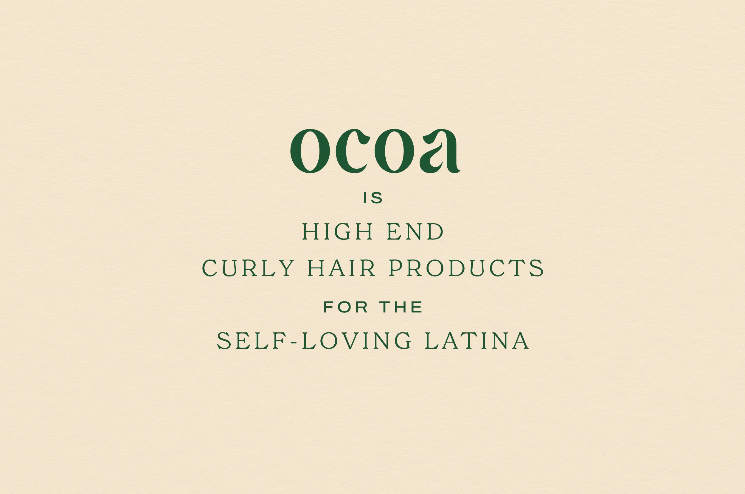 Ocoa brand positioning by Abby Haddican Studio