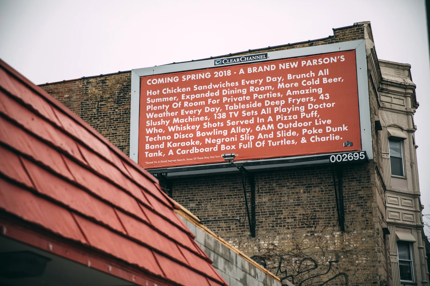  Building A Better Parson’s Billboard, 2018 