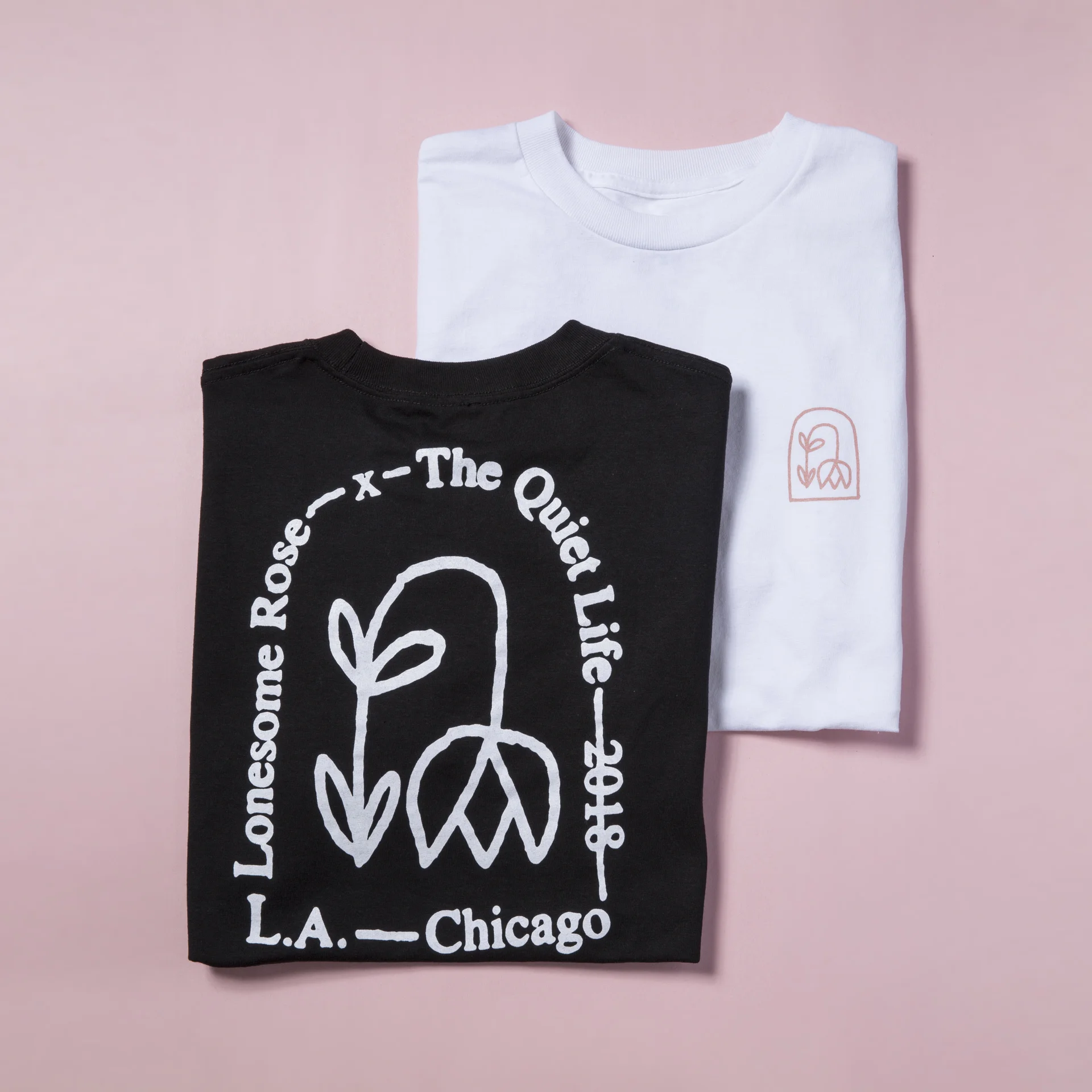 Lonesome Rose x The Quiet Life T-Shirt Collaboration, 2018 photograph courtesy of The Quiet Life