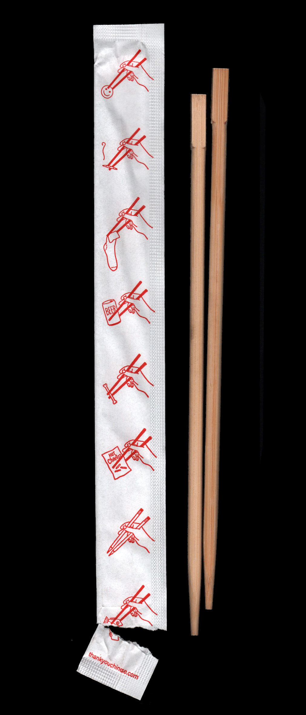 Thank You. Chopsticks Packaging, 2017