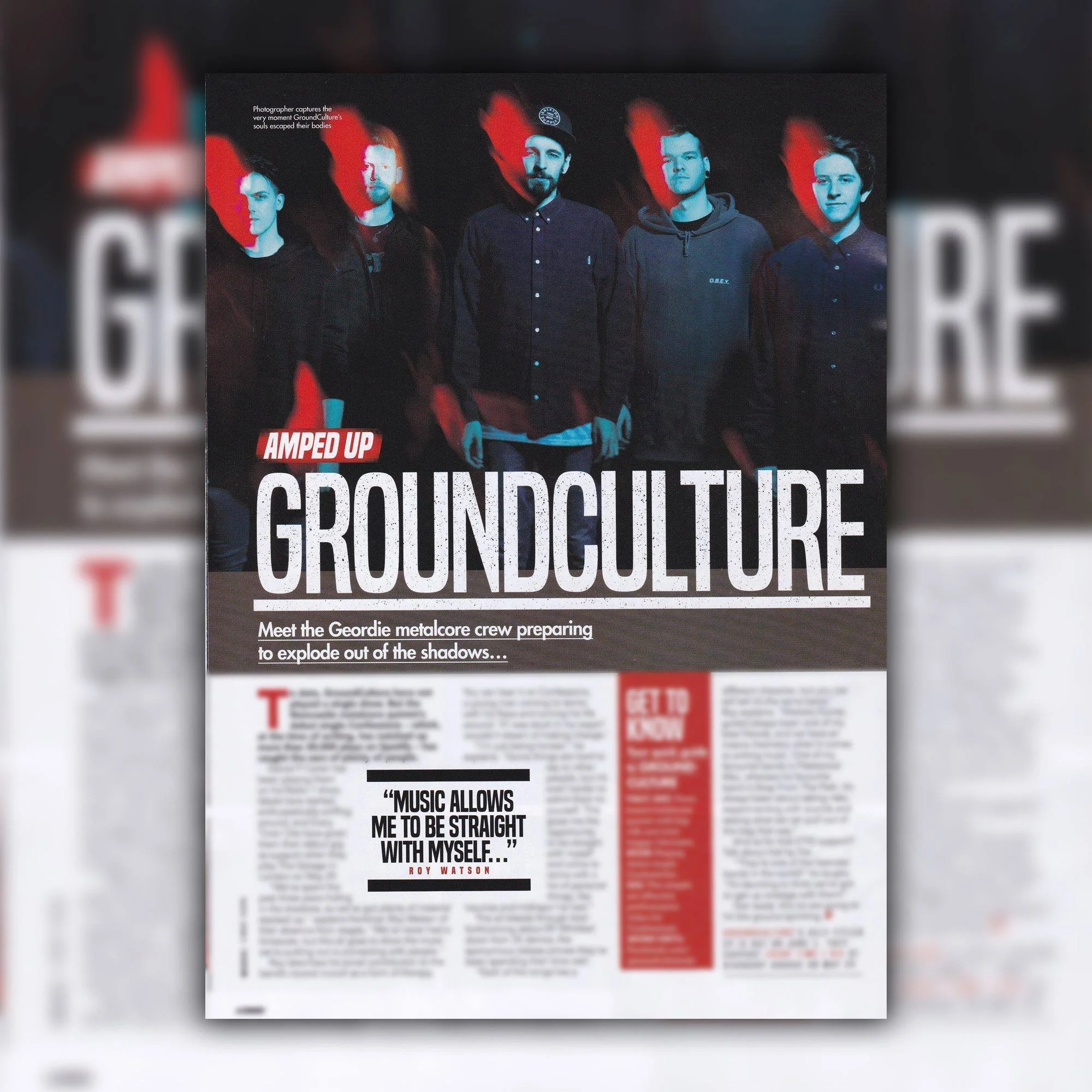 Tearsheet | GroundCulture featured in Kerrang! Magazine - May 2018