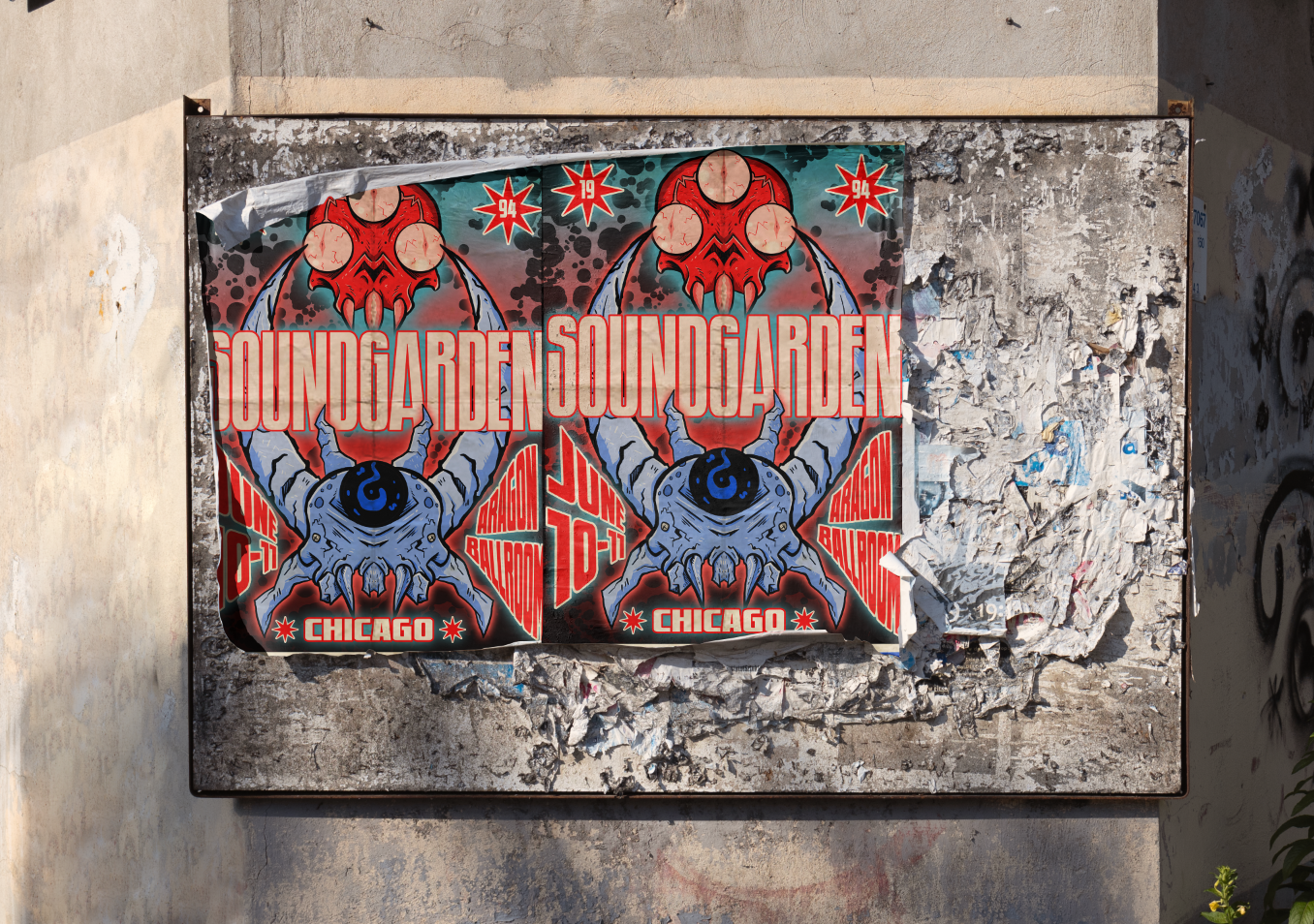 Soundgarden Concert Poster-Study