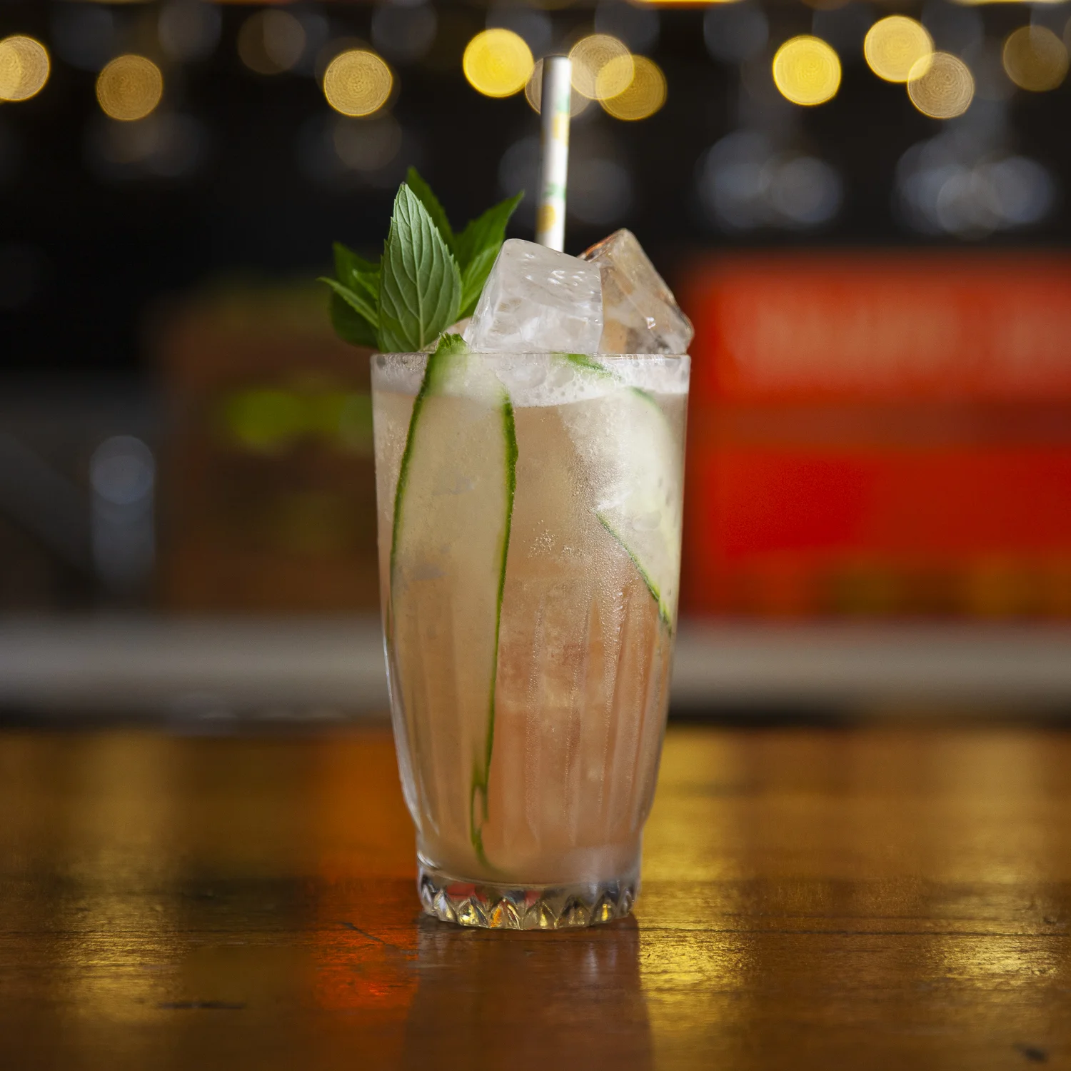 The Midnight Special Newtown Signature Cocktails: Foxy Lady—Four Pillars Gin, Cointreau, fresh lemon and a dash of grapefruit bitters.
