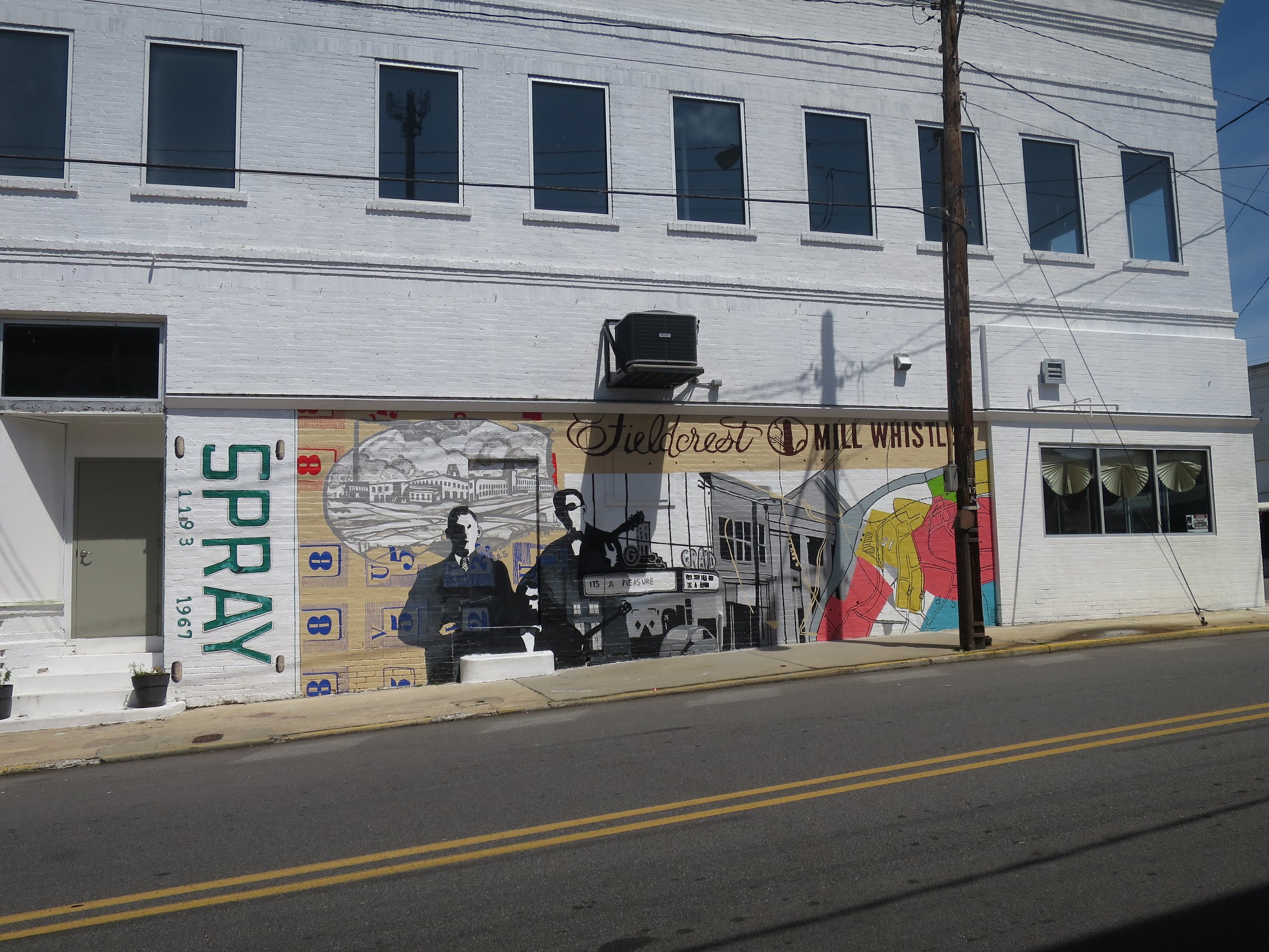  2021. Eden, North Carolina. 11’ x 36’.    This project was supported by the North Carolina Arts Council, a division of the Department of Natural and Cultural Resources. 