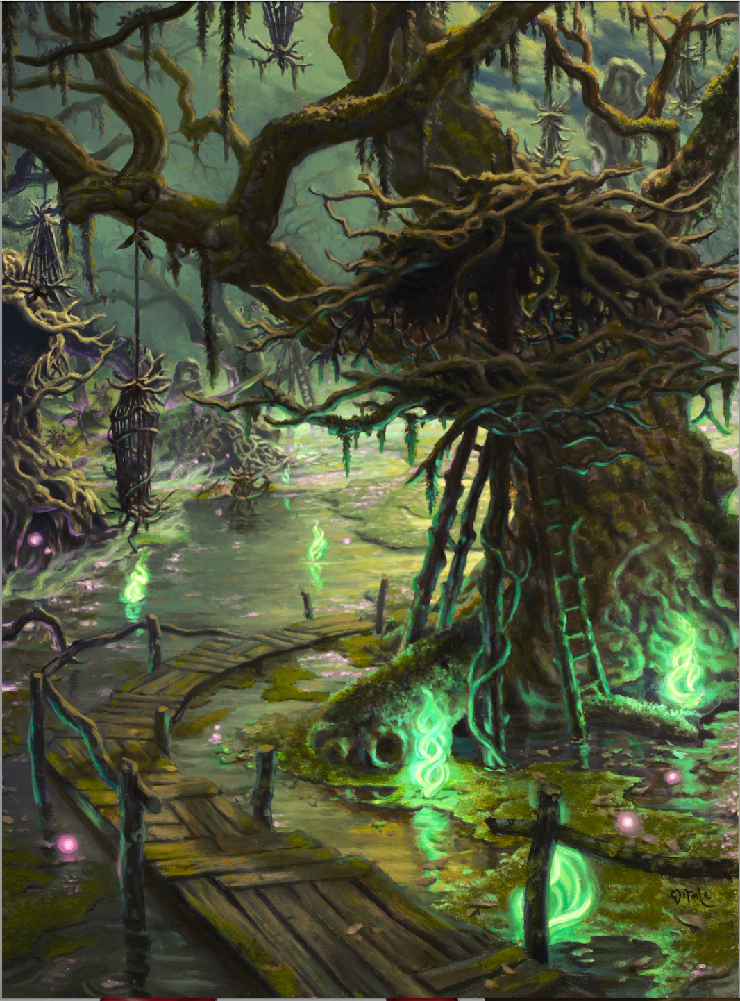 Shadowmoor Swamp  © Wizards of the Coast  2024