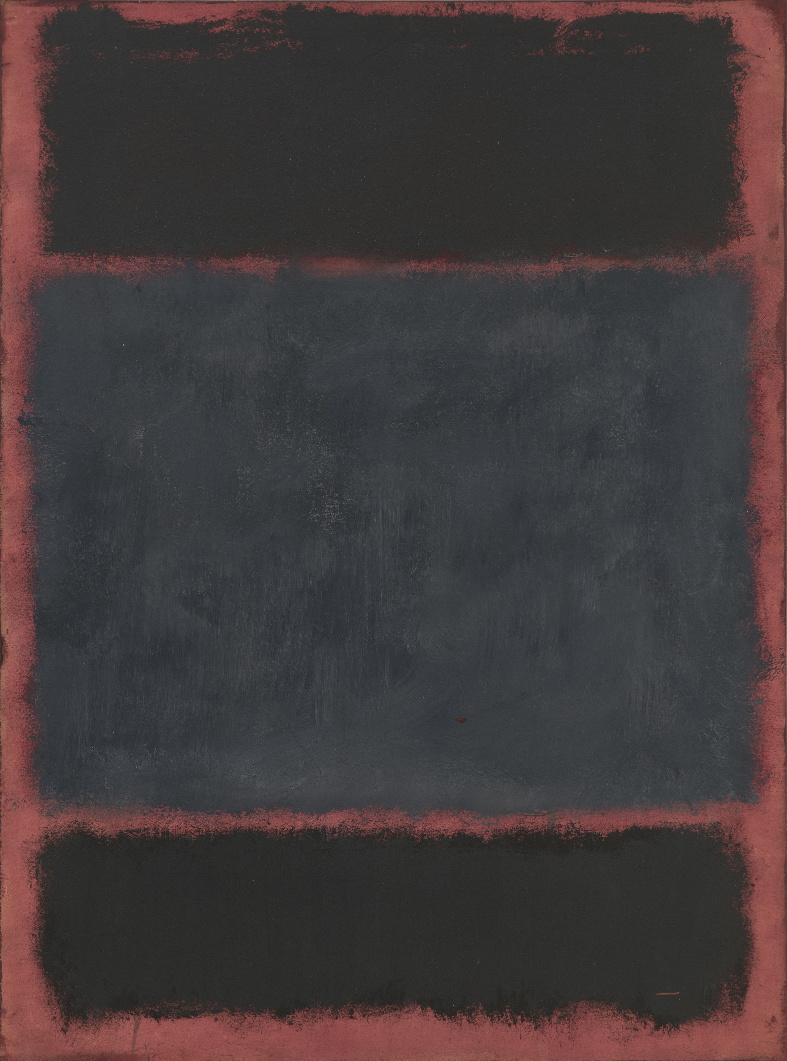  MARK ROTHKO (1903-1970)   Untitled , 1958.&nbsp;Oil on paper mounted on masonite.&nbsp;29 1/2 x 22 inches. 