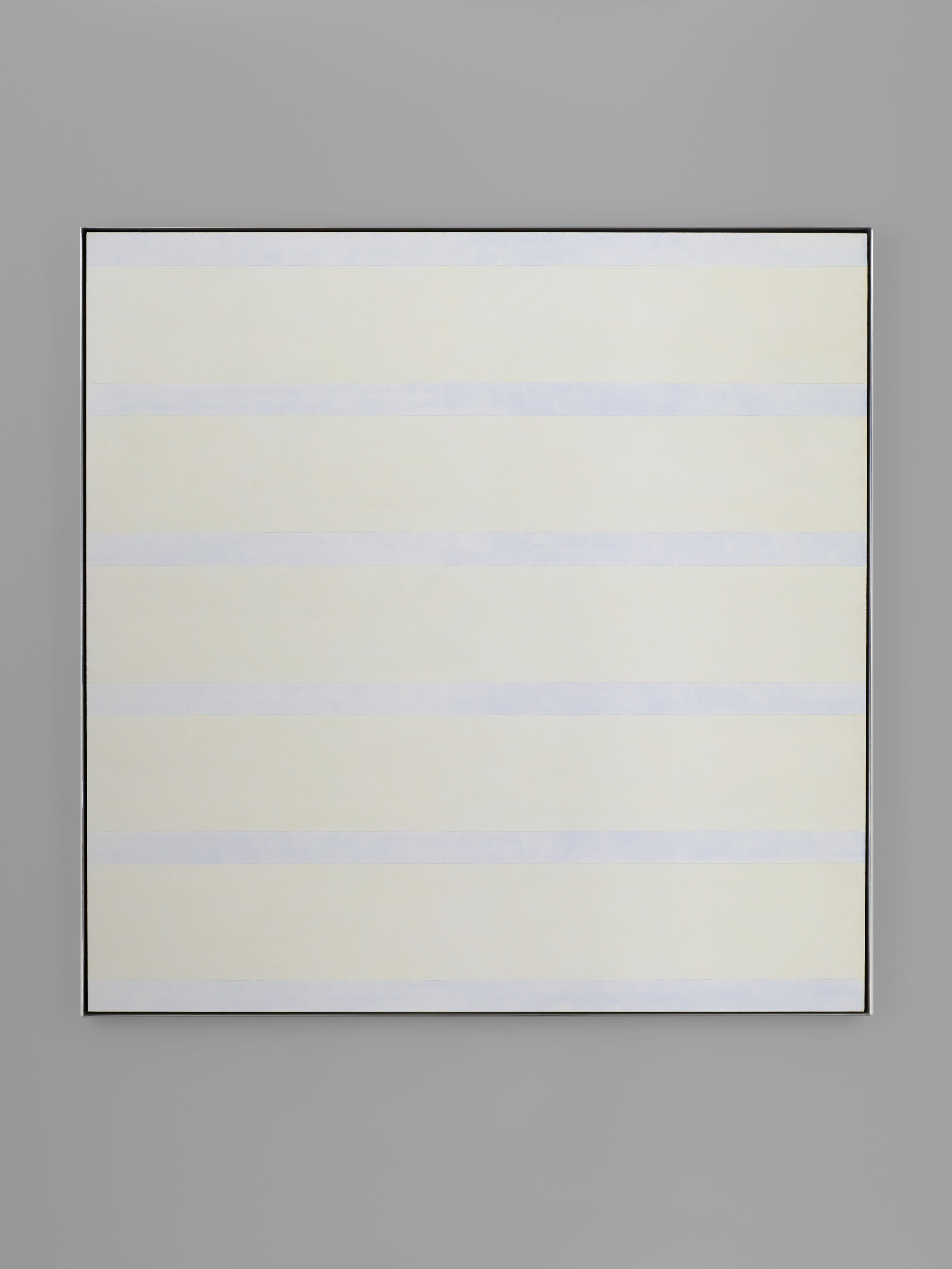  AGNES MARTIN (1912-2004)    Untitled #15 (Peace) , 1996. Acrylic and graphite on canvas. 60 x 60 inches. 