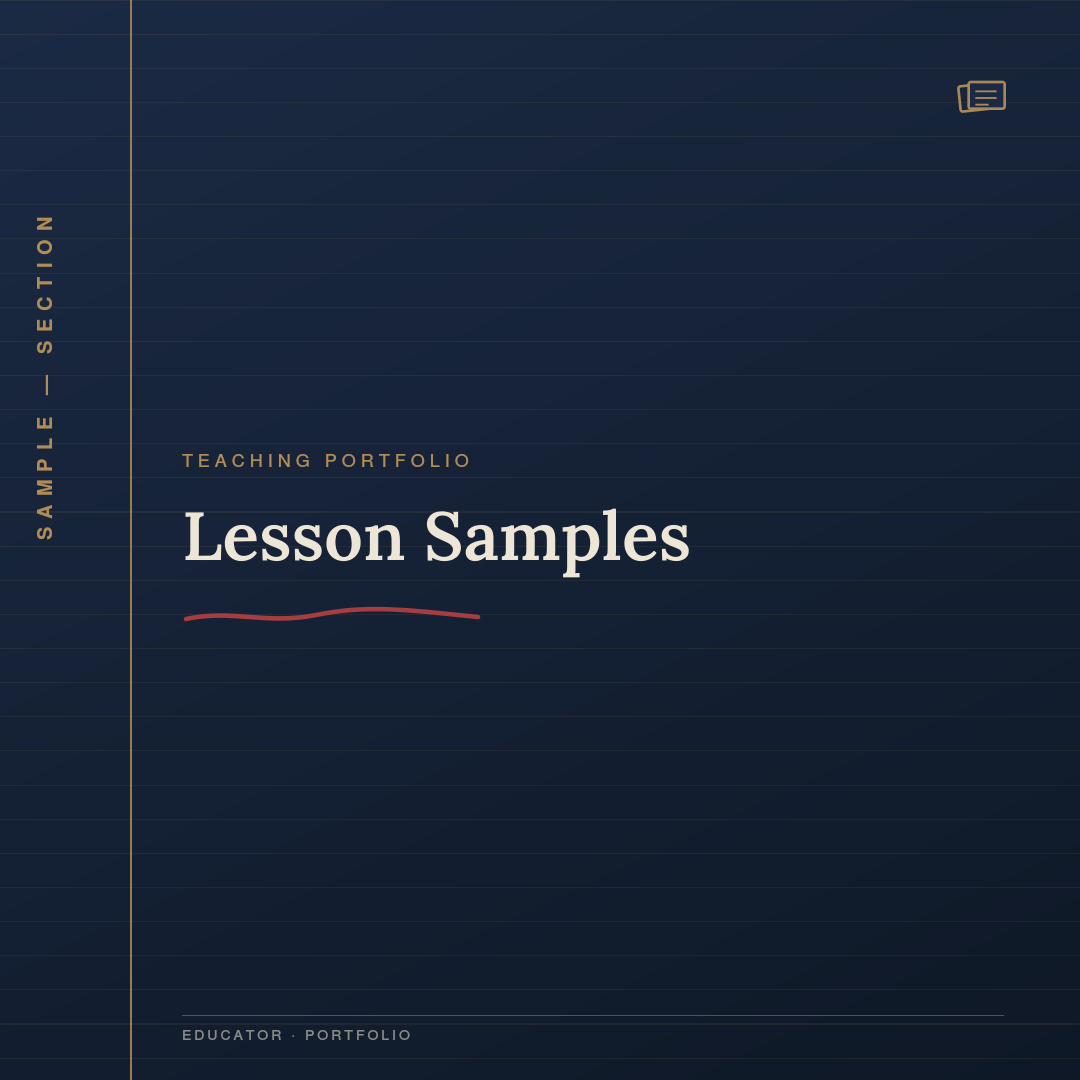Lesson Samples