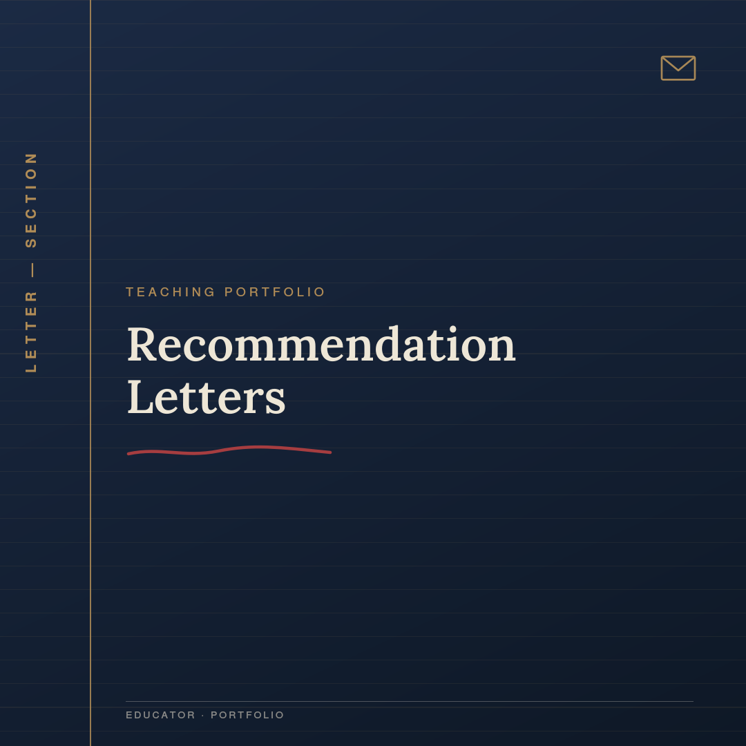 Recommendation Letters