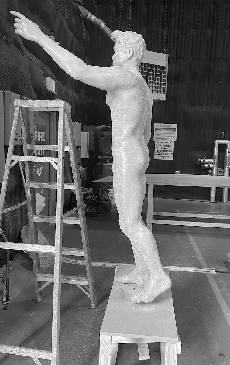 SANG MARBLE STATUE - FOAM CARVING, SCENIC PAINTING