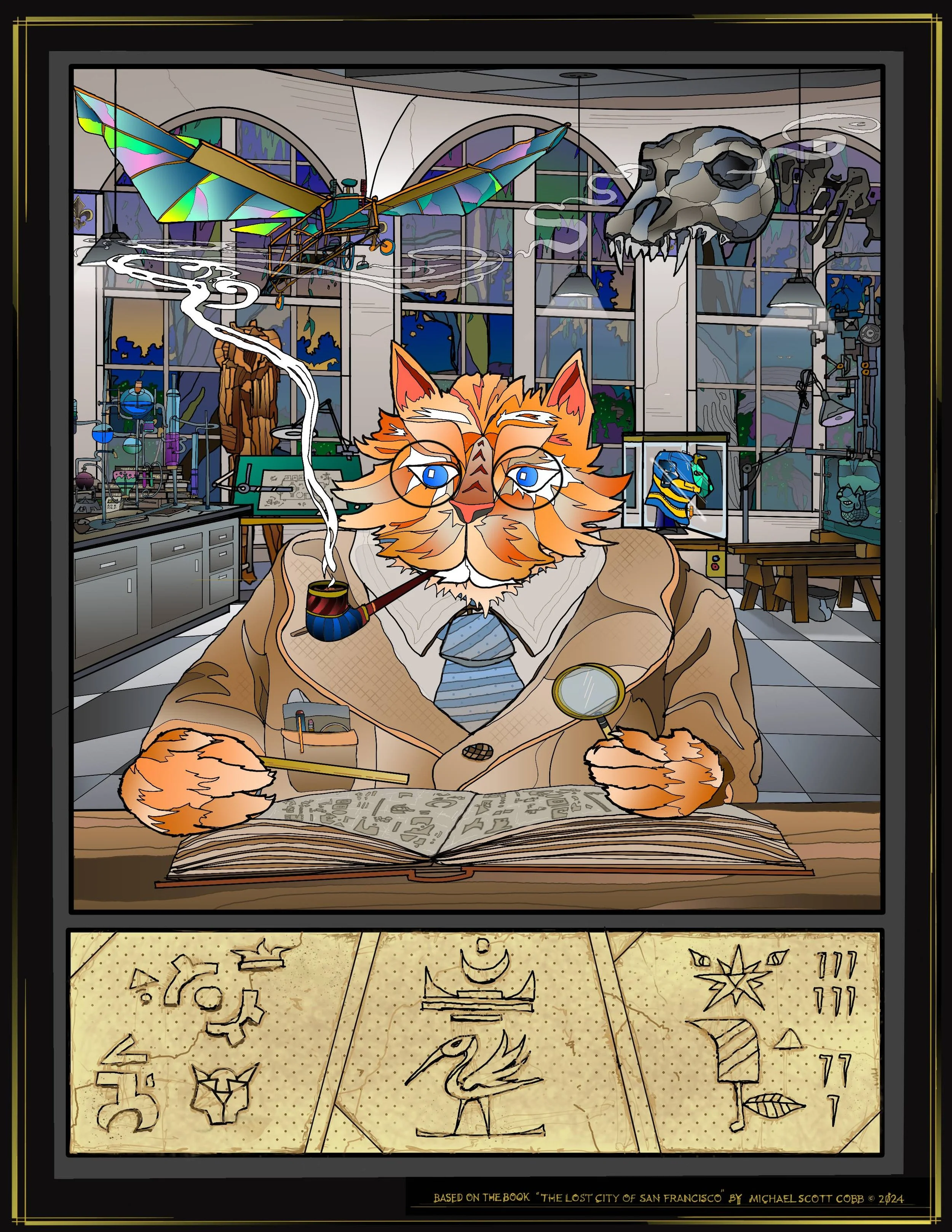 “Professor Cornelius at the Academy of Sciences Museum”