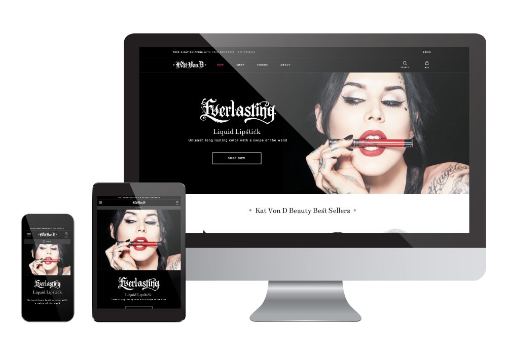 I helped translate the large screen designs into tablet and mobile formats.