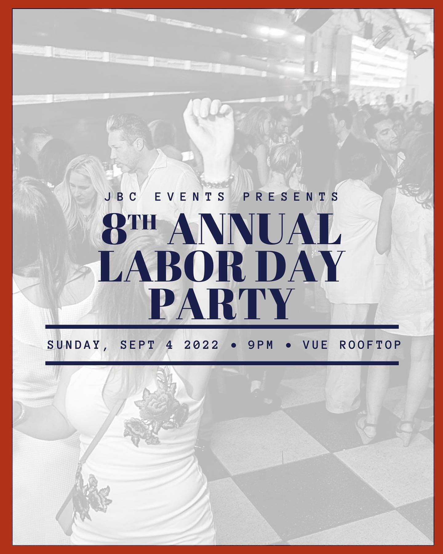 Long weekend plans? 🍾

Labor Day Party at @vuerooftopdc is BACK! Join us on Sunday, 9/4 &amp; toast to the end of summer at DC&rsquo;s best rooftop. ☀️

Monument views, live DJ set, dancing, signature cocktails and more! 🤩

Grab tickets and reserve