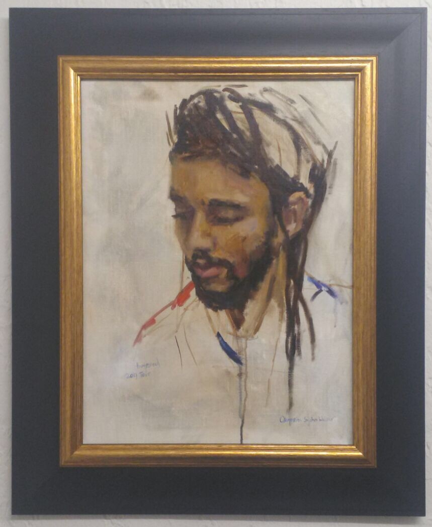 Natty. (2). Oil on Canvas:  31 cm × 42 cm, £980, SOLD