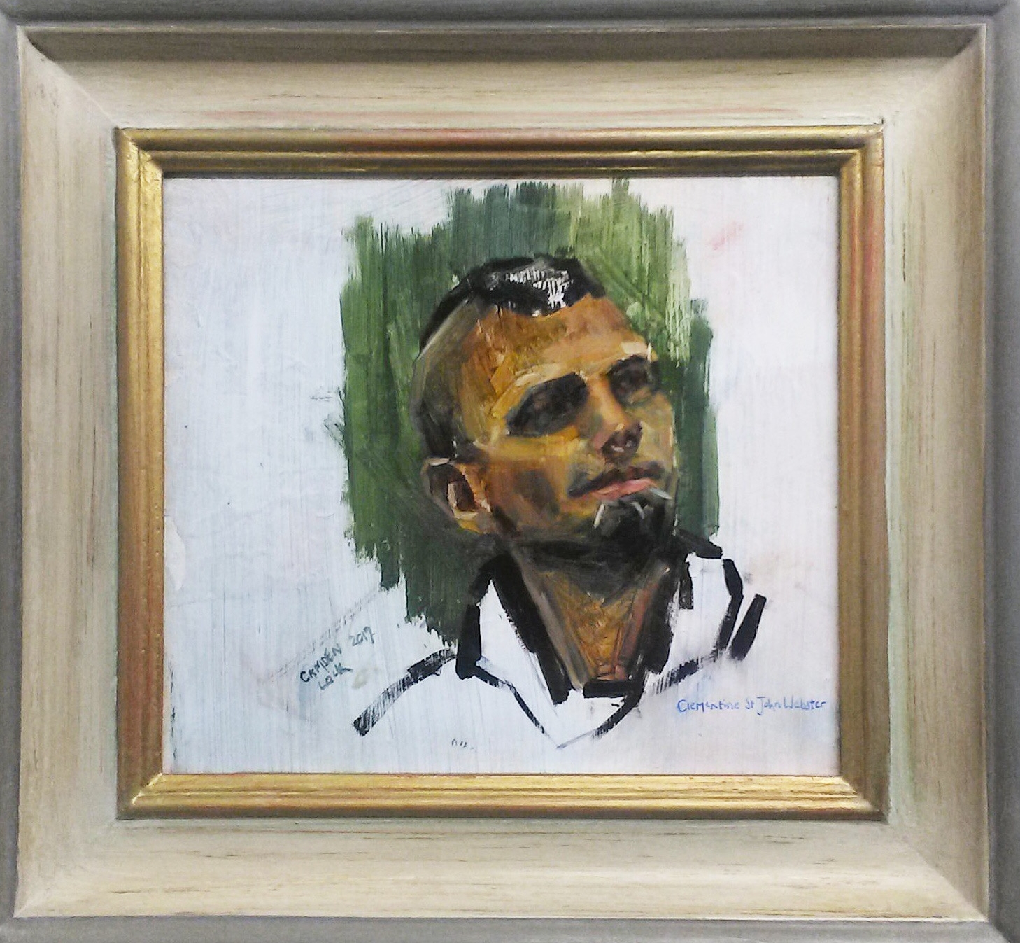 James. Rayhawk - Oil on wood: 15 x 20 cm £600