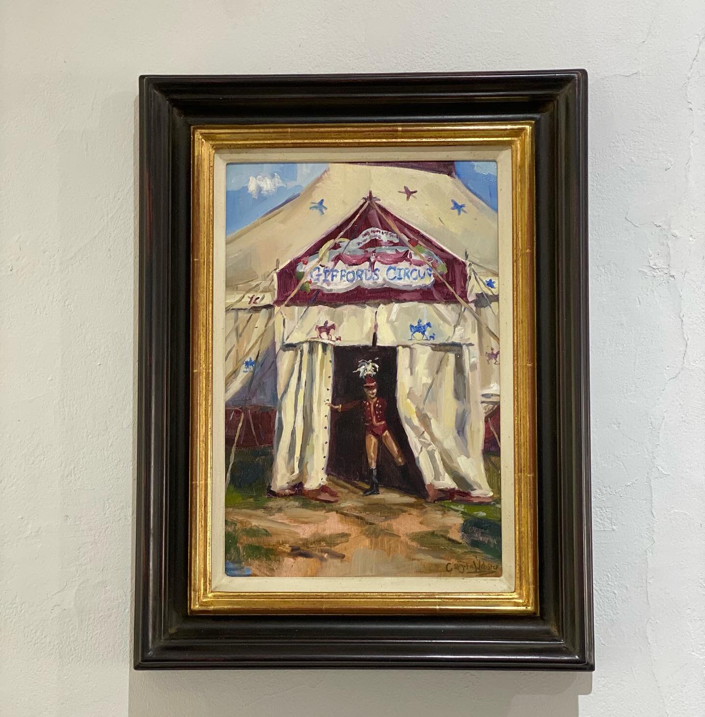 Curtains open tomorrow for the &lsquo;Circus of Light&rsquo; - full exhibition will be hung in @osbornestudiogallery - and online. 40 new fresh paintings 2 years work.  The Osborne Studio Gallery
2 Motcomb Street
London
SW1X 8JU
020 7235 9667
gallery