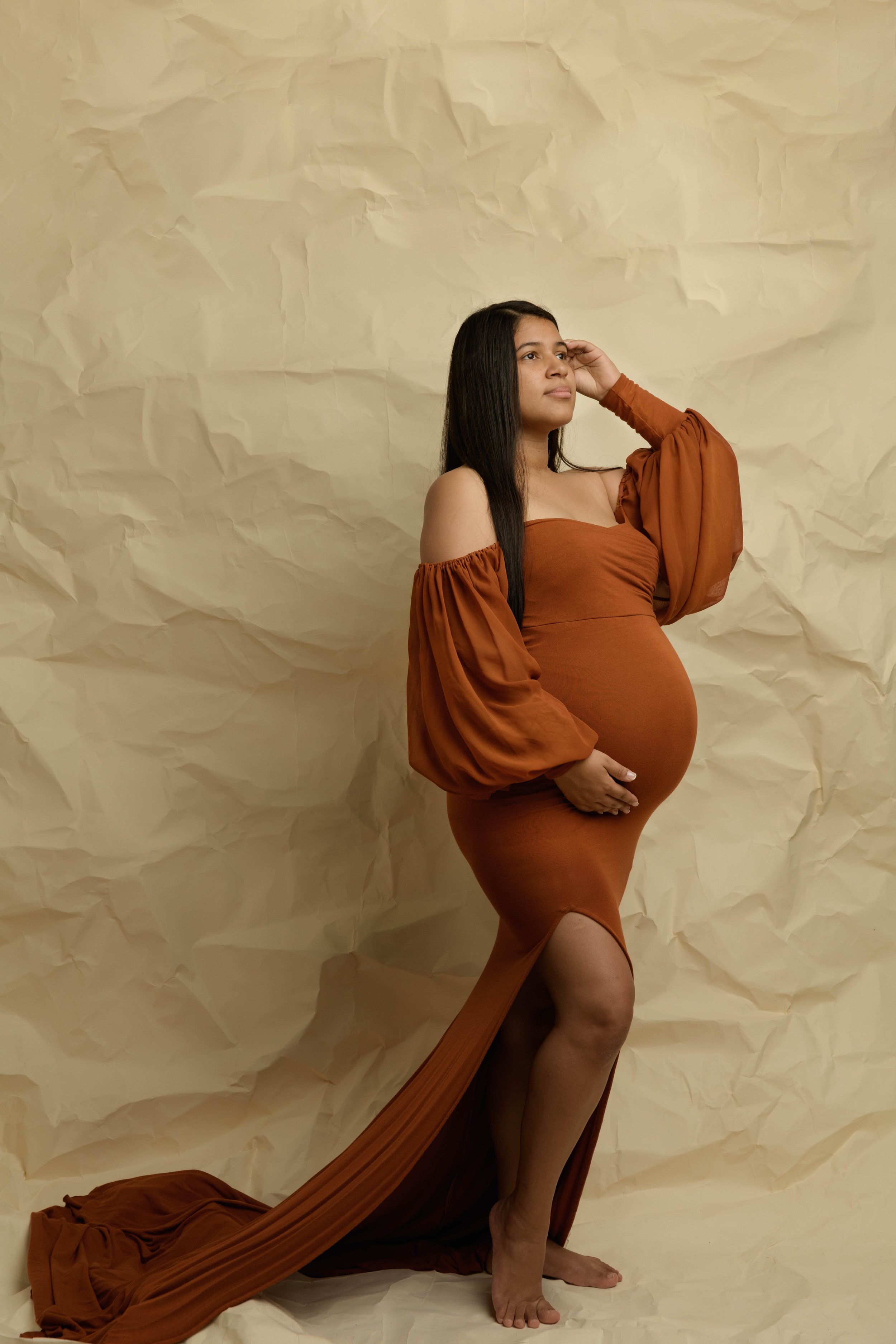 maternity-pregnancy-photographer-san-juan-puerto-rico-orange-dress-gown-long-sleeve-fotografa-maternidad-embarazo-05.jpg