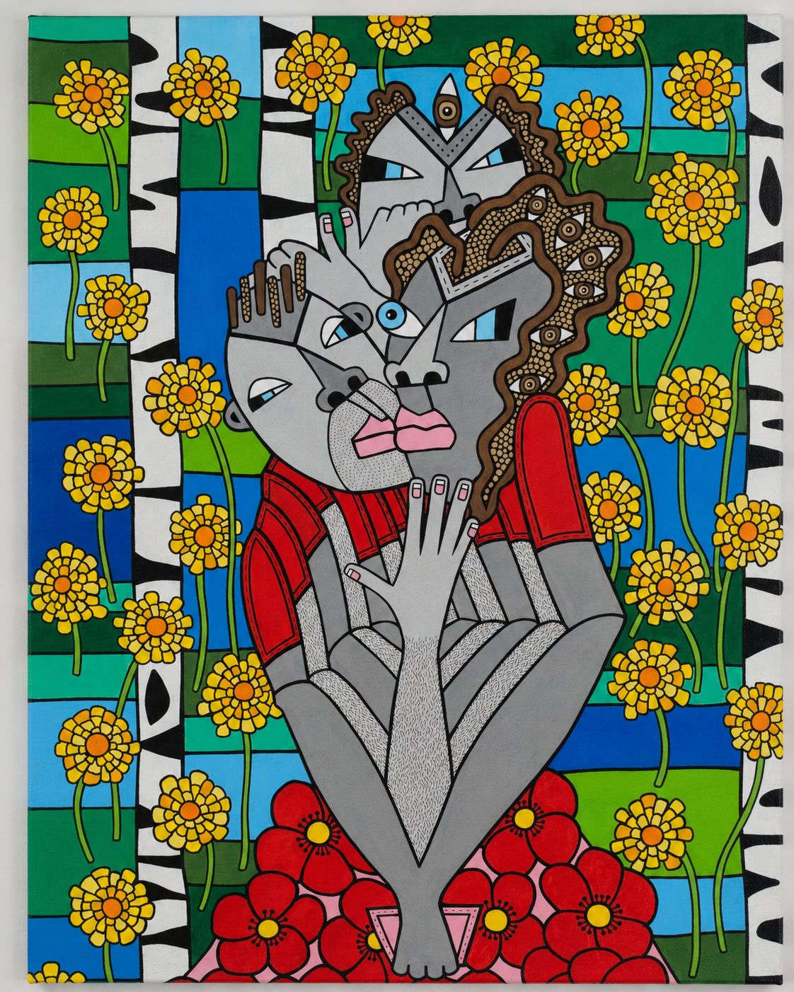  Becoming the Whole Self,   (2026) Acrylic on canvas, 24 × 18 in 