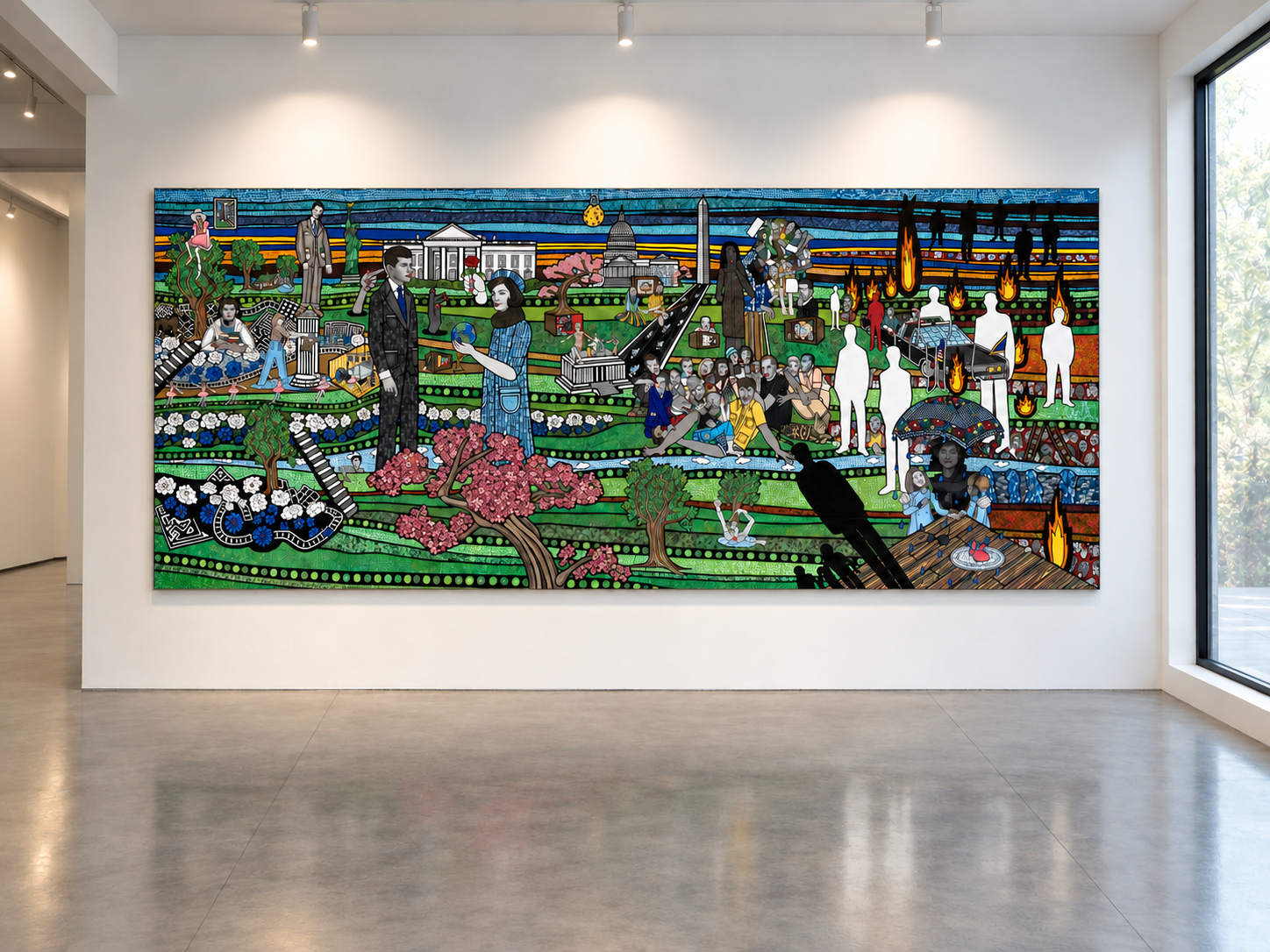  Installation  Jackie - Garden of Earthly Delights  