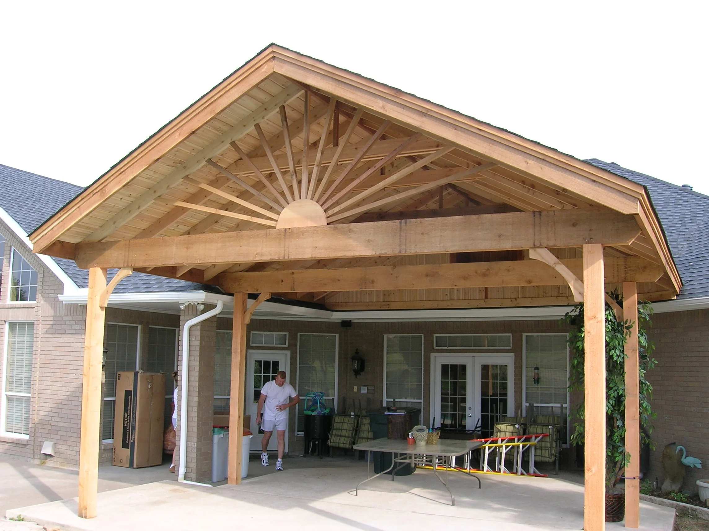Full Gable Designs Gallery — Deck Master's Patios