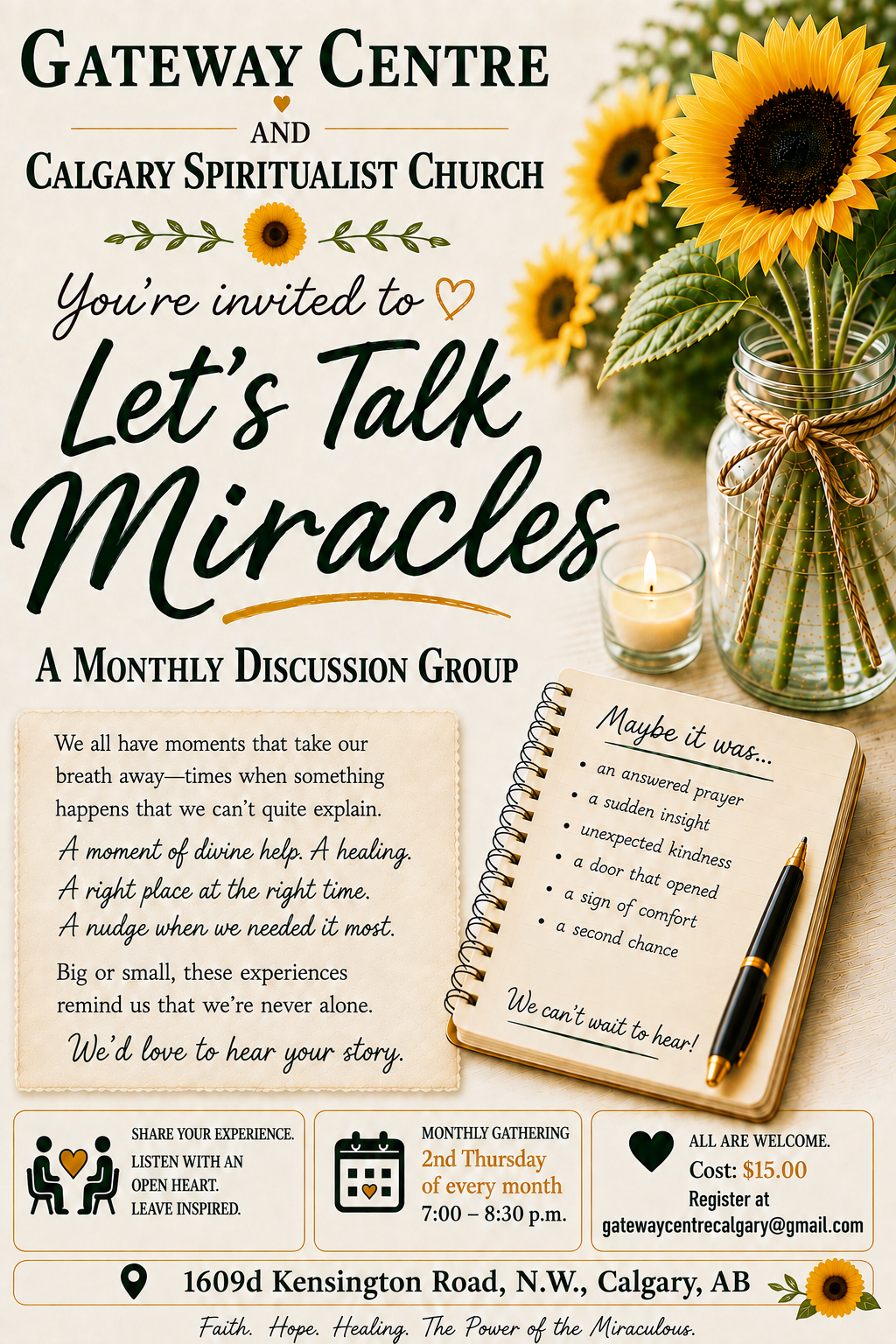 Gateway monthly discussion group