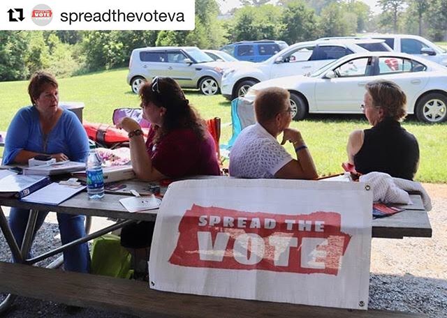 🗣 Shoutout to CEF-sponsored org, @spreadthevoteva&rsquo;s, new Fluvanna County chapter for reaching out to their community about Spread the Vote and the work they do! Can&rsquo;t wait to see what else you accomplish! 🎉
・・・
Our Fluvanna County chapt