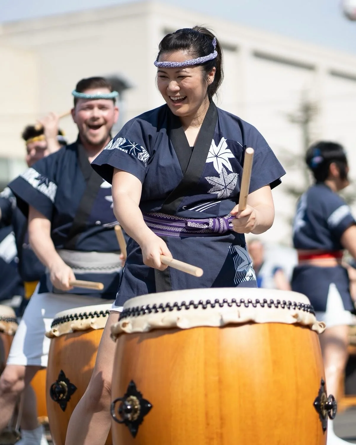 Tomorrow night, members of our Performing Company and our Junior Taiko Performing Ensemble will be performing at Invisible Skies at San Jose City Hall. This interactive and immersive art and performance event uses the performers, audience, and lights
