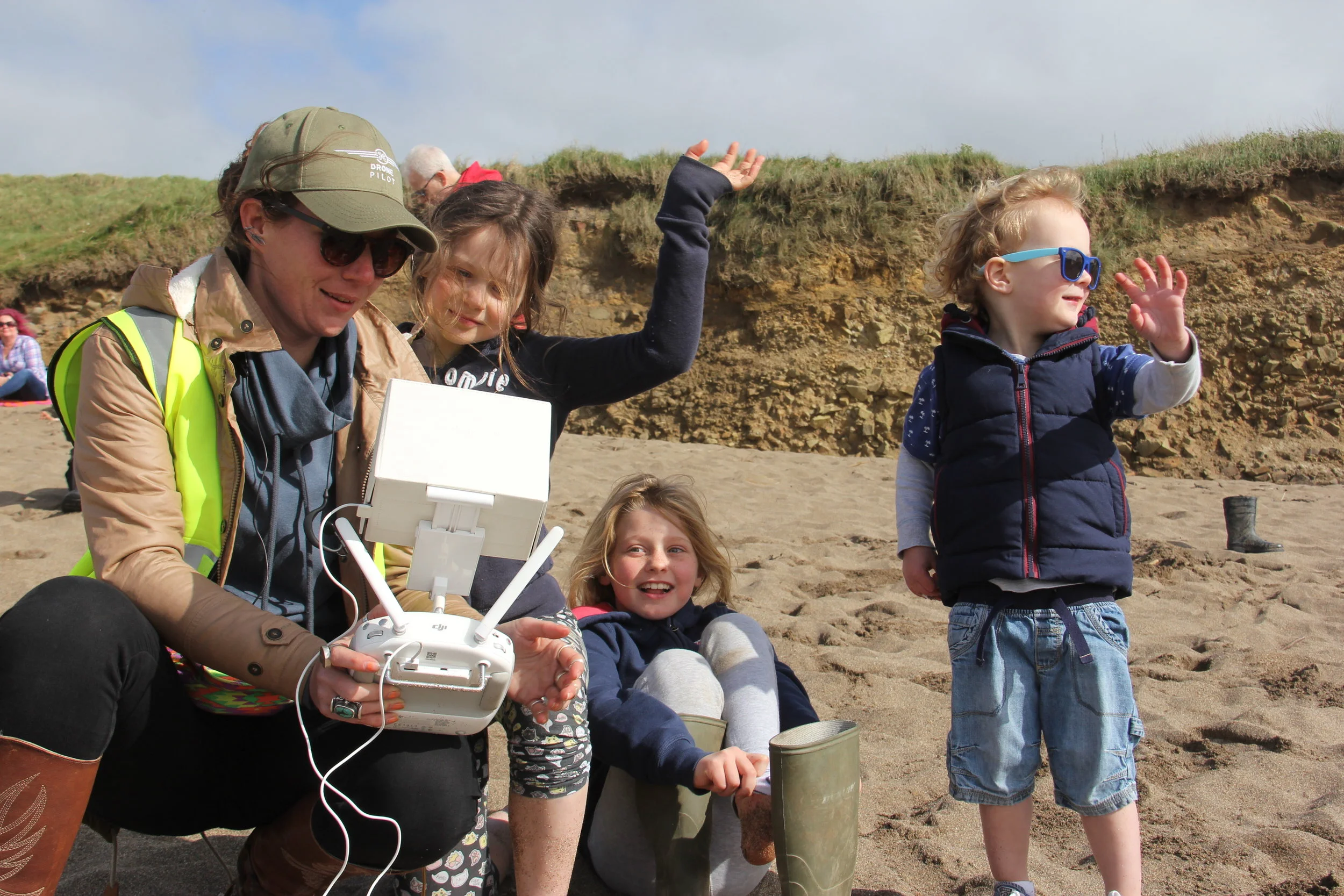 Ellie teaching tomorrow's Drone Pilots #VisionForTheFuture #VisionFromTheSkies