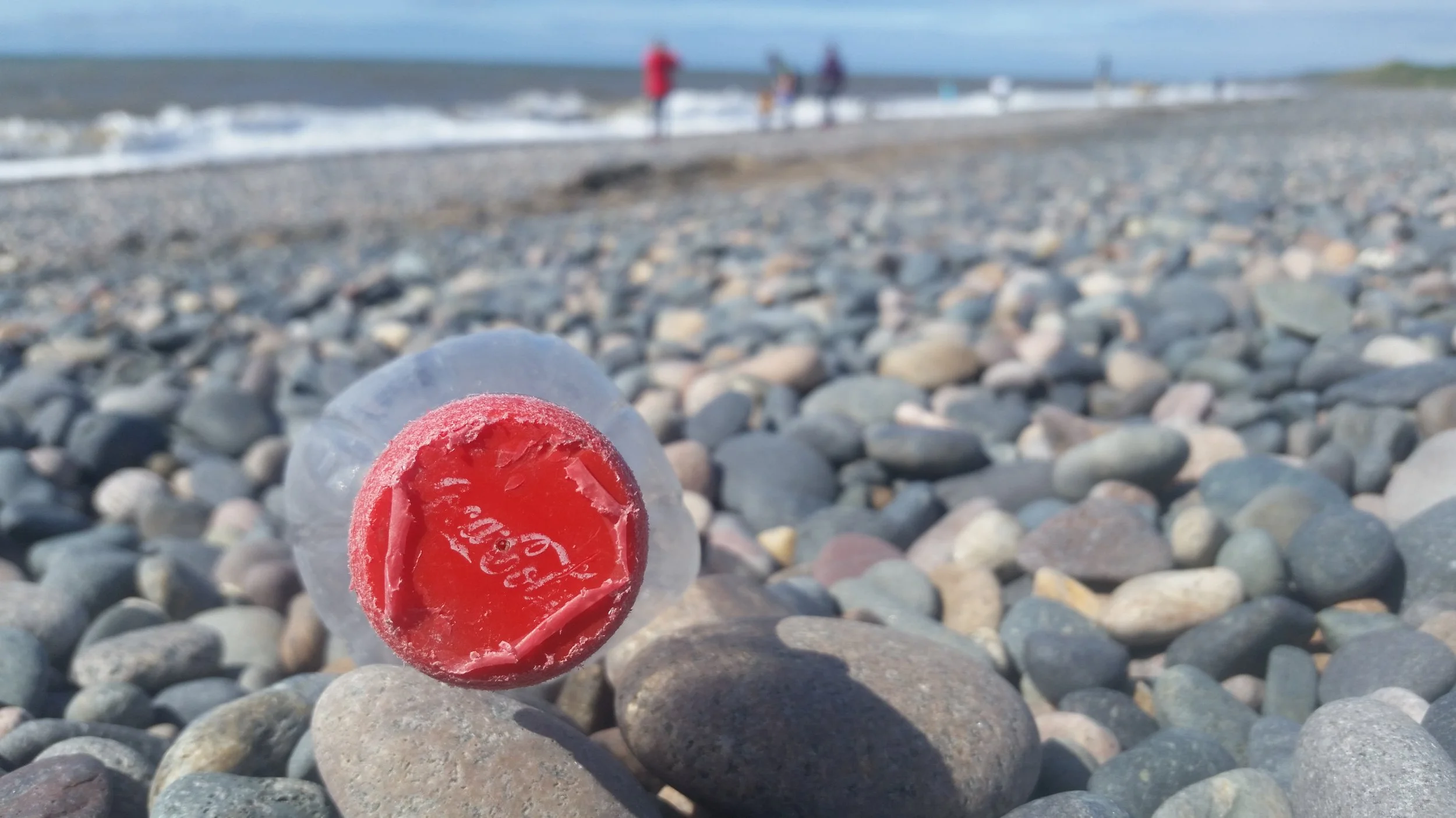 Coke Bottles and fragments of them, found everywhere.