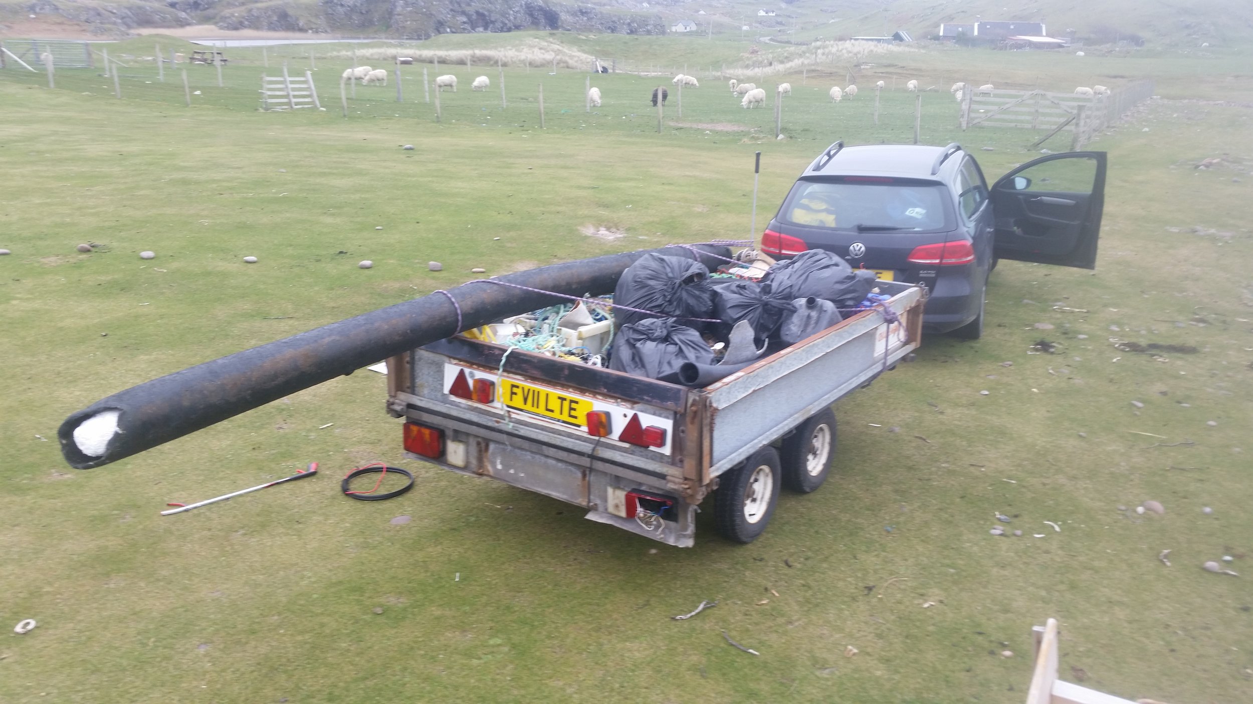 Bill's trailer fully loaded!