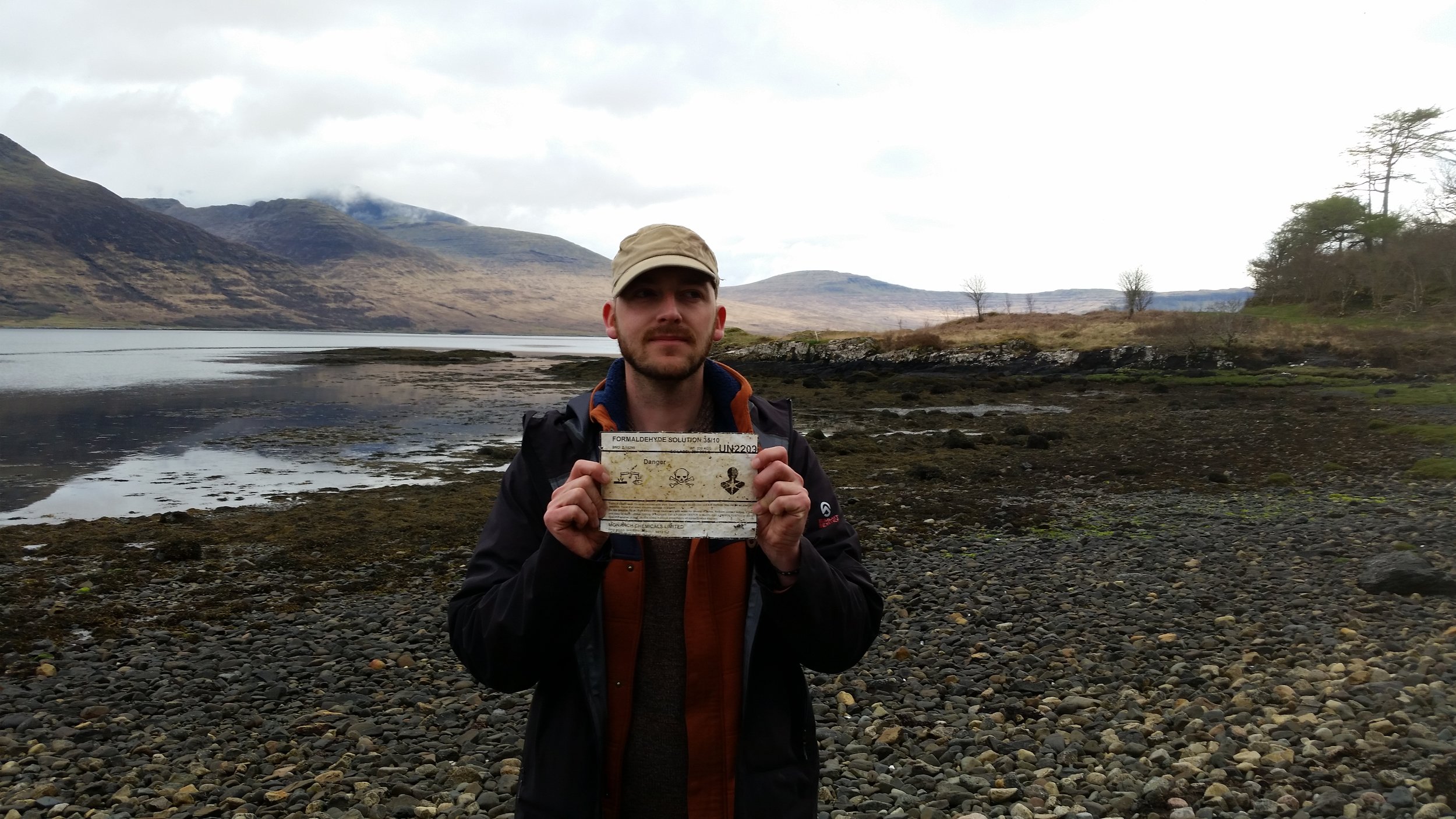 Pete finds a lethally toxic Formaldehyde Chemical Batch Label!