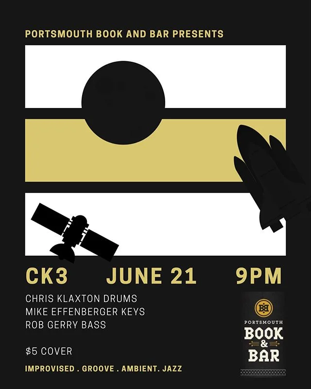 @booknbar 6.29 9PM with Rob Gerry and Mike Effenberger. Electronics/echo/pedals/a few tunes/mostly improvised #portsmouthnh @portsmouthnh #seacoastonline @tristanklaw #improvisedmusic #groovemusic #jazz #noise