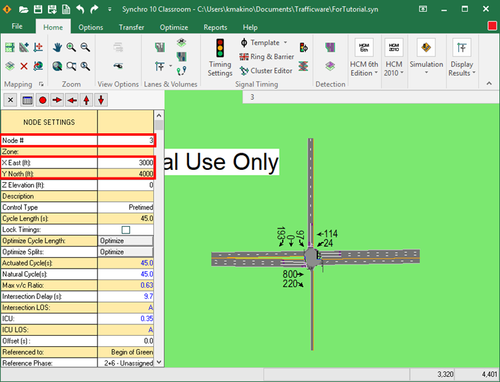 Isolated Intersection Tutorial — CPP Transportation Engineering Department