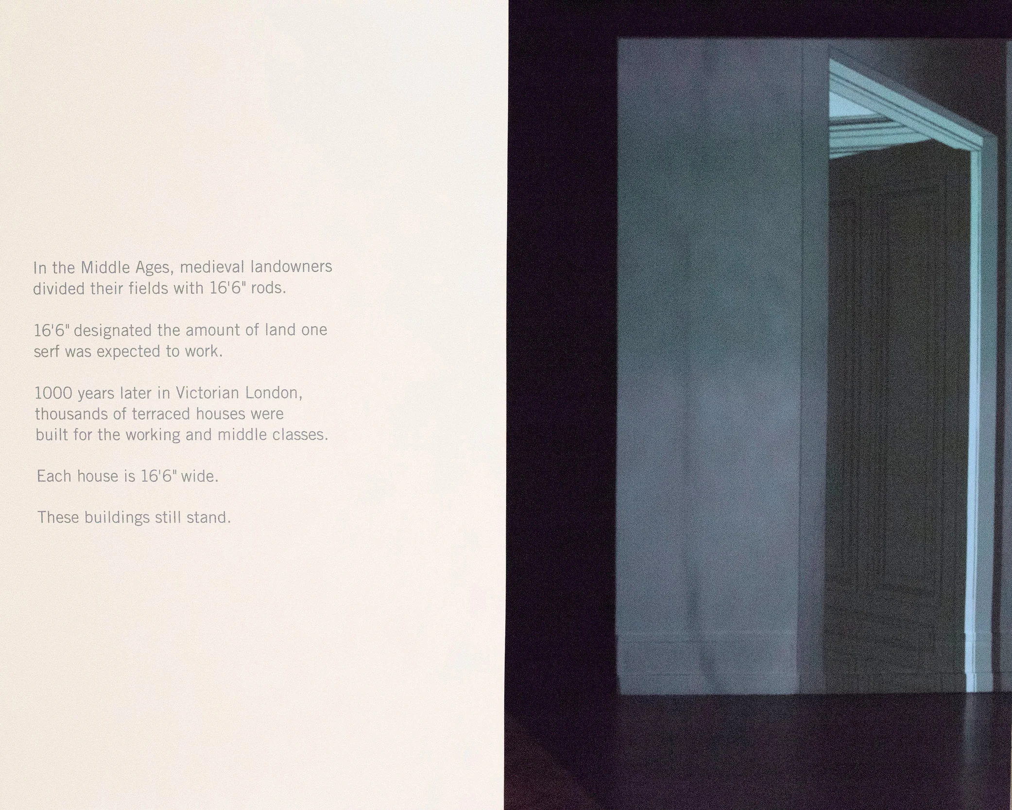 16'6" (installation view)