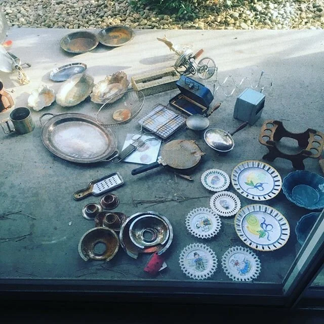 This is my beautiful future art pieces nice and rusted