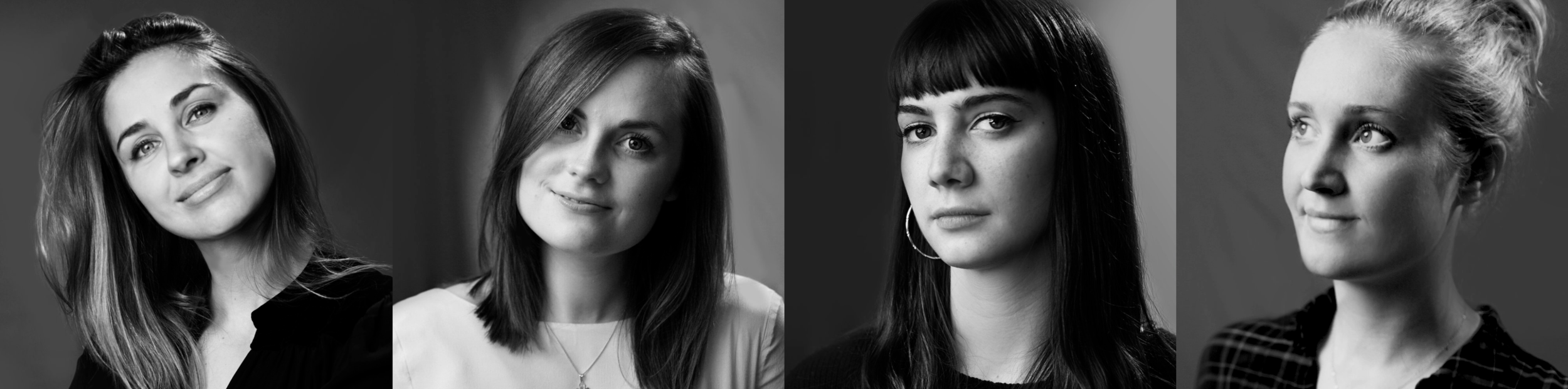 First year students Natalia Chernaya, Christine Gjelstrup, Vanessa Crouch and Katie Graham, creators of the documentary 'Outcasting' (2018)