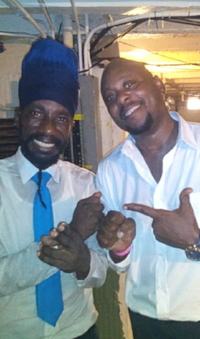 Sizzla and Carradice's father, Poppa Mikey