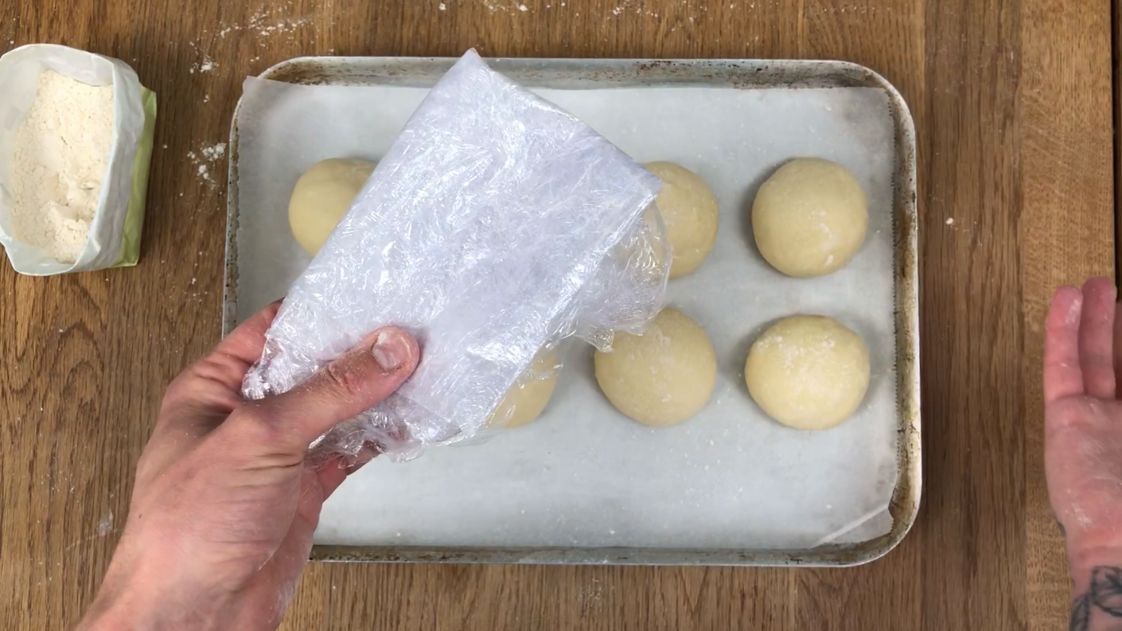 Bread Tip 104 - How to Use Cling Film PROPERLY and Re-Use it After