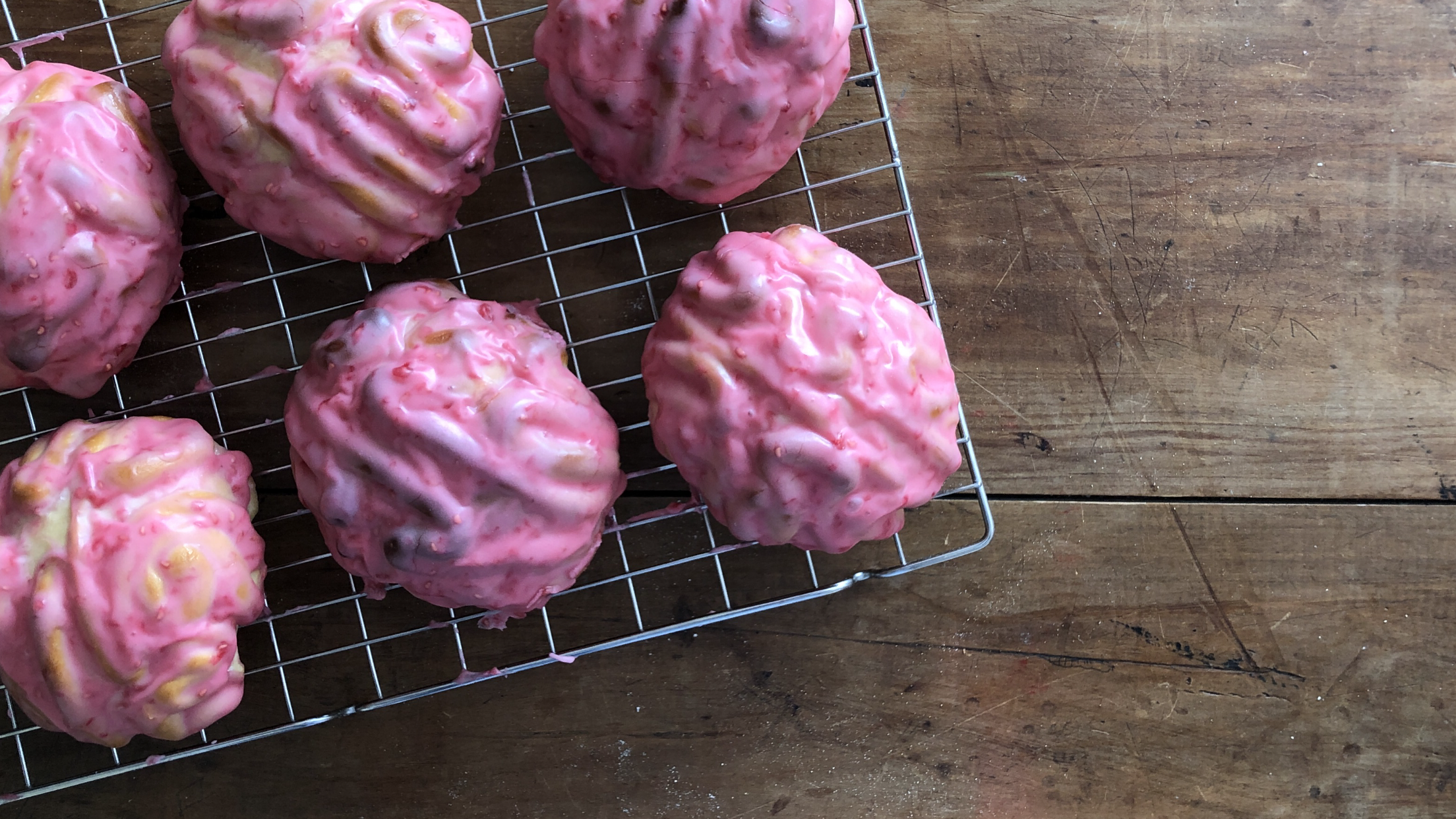 Bread Tip 172: Halloween Raspberry Iced BRAIN Buns