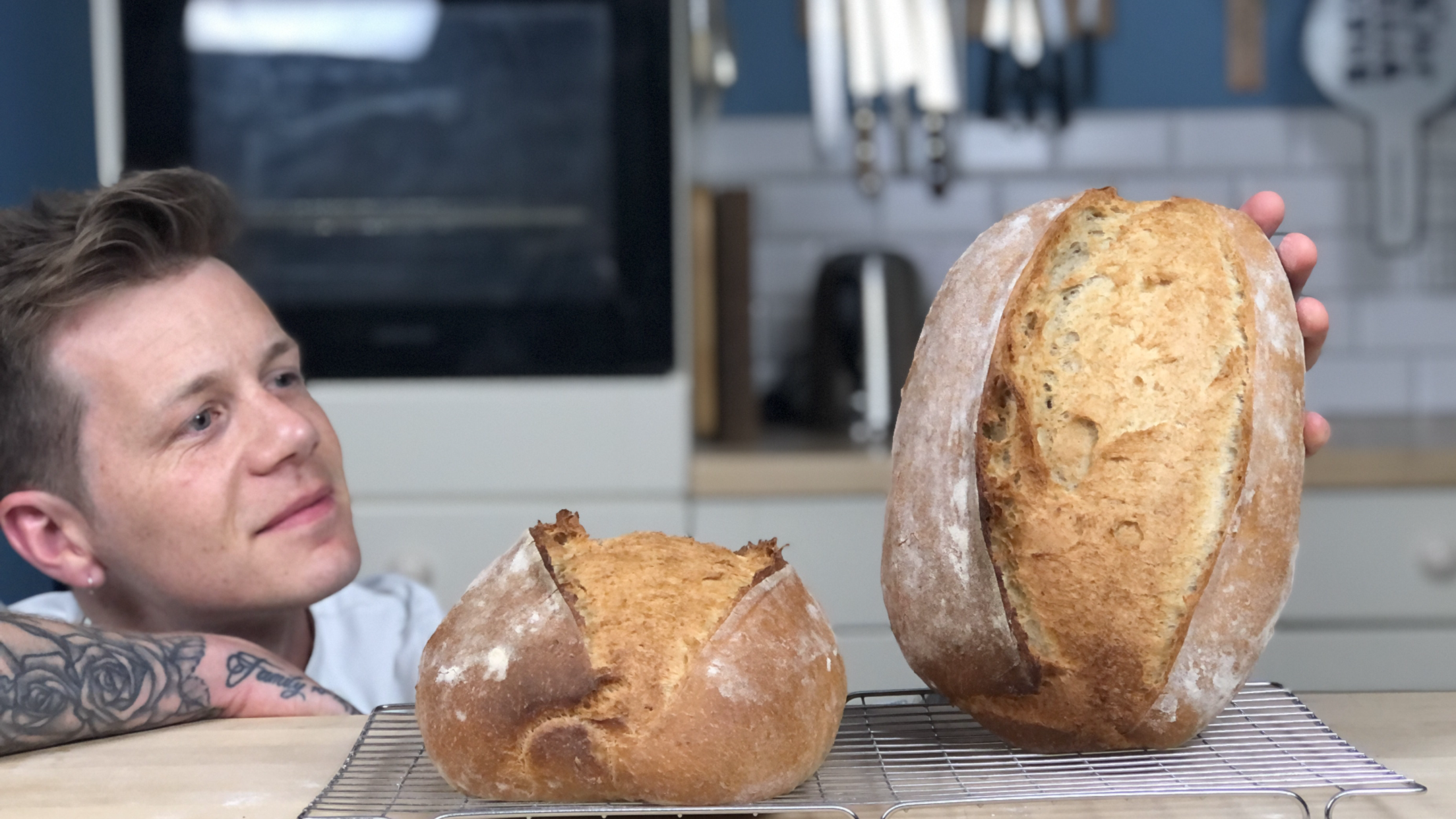 195: For MASSIVE oven spring turn your oven OFF